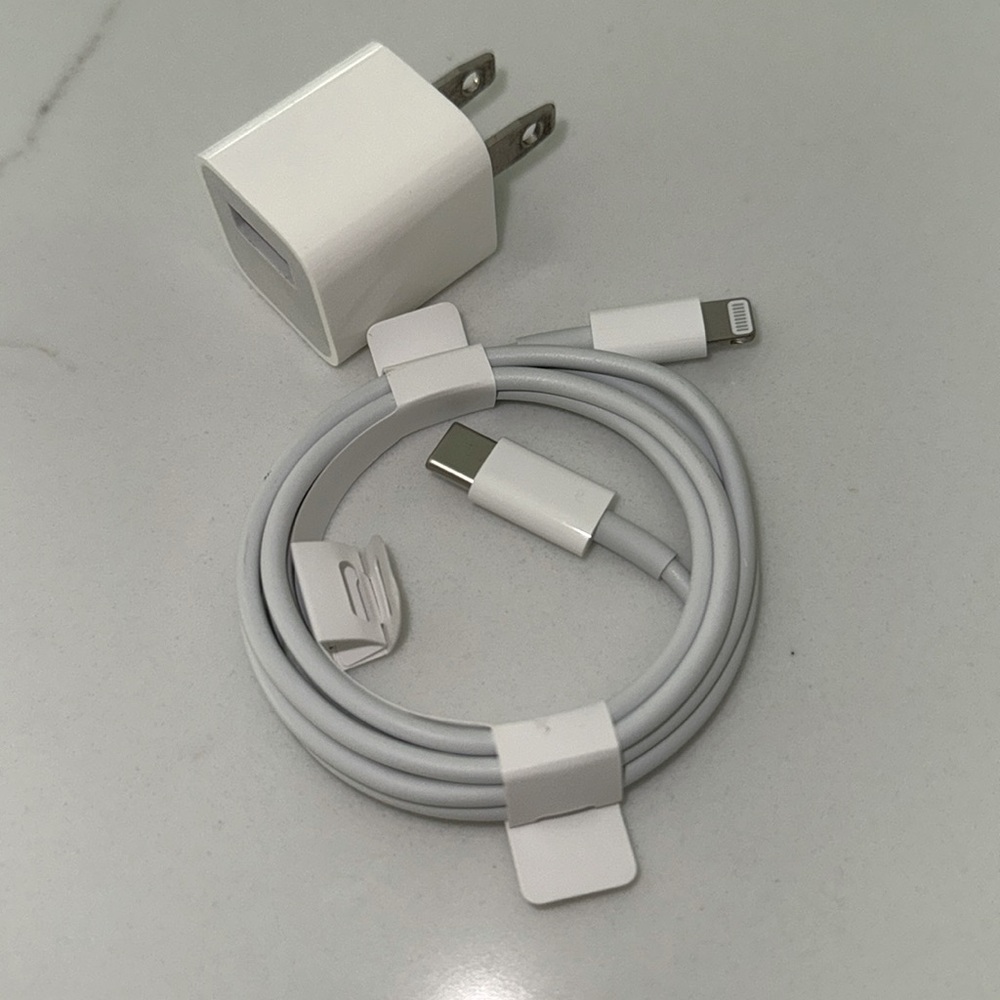 Apple Charger Block and Cable , New